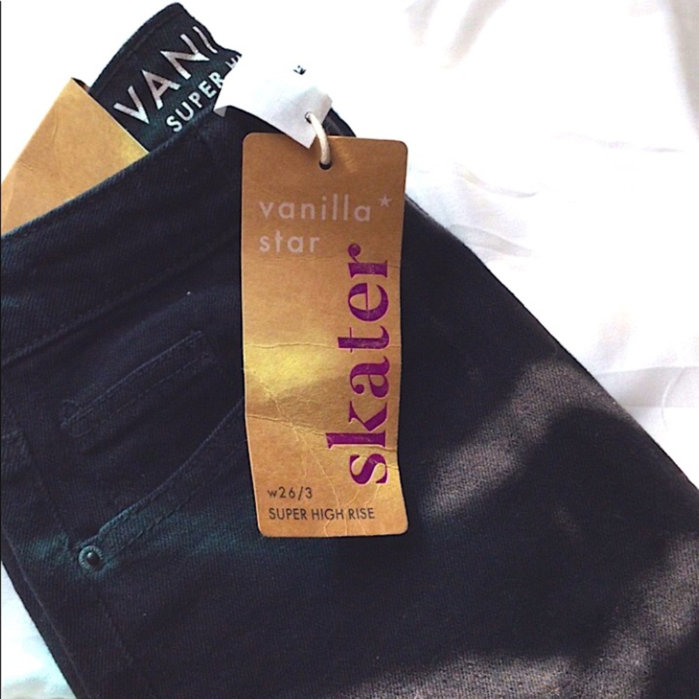 Black flare jeans